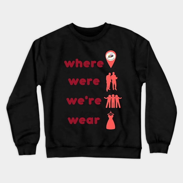 Dyslexia Shirt for Kids - Where, Were, We're, Wear Crewneck Sweatshirt by hello@3dlearningexperts.com